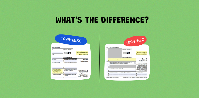 What's the difference between 1099-NEC and 1099-MISC